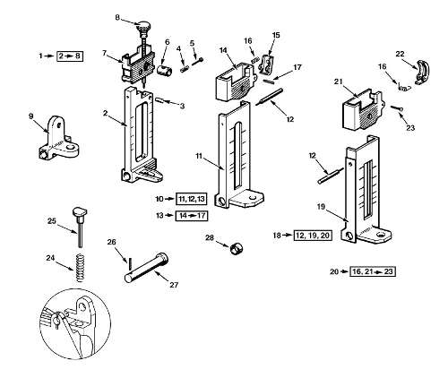 Secondo schema componenti diottre Enfield No.4 