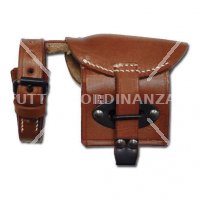 PROTEZIONE ALZO MAUSER K98 IN CUOIO MARRONE RIPRODUZIONE