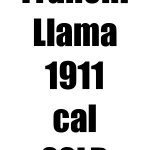 Franchi Llama 1911 cal 22LR