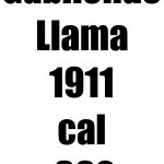 Gabilondo Llama 1911 cal .380