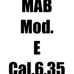 MAB Mod. E Cal.6,35