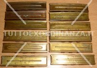 PIASTRINA DI CARICAMENTO MAUSER K98 1935 WW2 IN OTTONE