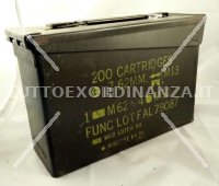 US CASSETTA PORTA MUNIZIONI METALLO CAL.30