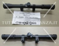 OTTICA 4x20 PER CAL.22 O ARIA COMPRESSA CON ATTACCO 11 MM