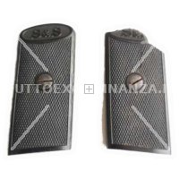 COPPIA GUANCETTE USATE CON VITI SAUER & SOHN 1913