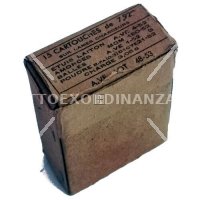 15 CARTUCCE MAUSER 8X57IS FRANCESI INERTI + PIASTRINE + SCATOLA
