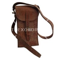 PORTACARICATORI MADSEN IN CUOIO CON TRACOLLA