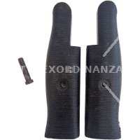 COPPIA GUANCETTE BAIONETTA GARAND IN BACHELITE + VITE