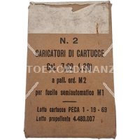 SCATOLA VUOTA PIASTRINE DI CARICAMENTO GARAND M1 CAL. 7,62 (.30)