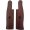 COPPIA GUANCETTE BAIONETTA GARAND IN LEGNO