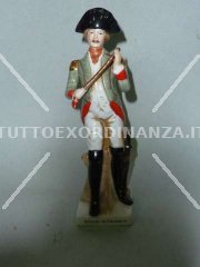 Statuetta ceramica "Officier de Cavallerie"