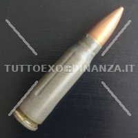 CARTUCCIA CAL.7,62x39 AK47 DA MANIPOLAZIONE INERTE
