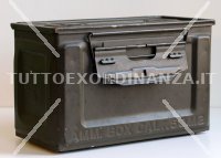 US CASSETTA PORTA MUNIZIONI METALLO CAL.50 WW2