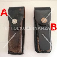 PORTACARICATORE MONOFILARE IN PELLE NERA USATO